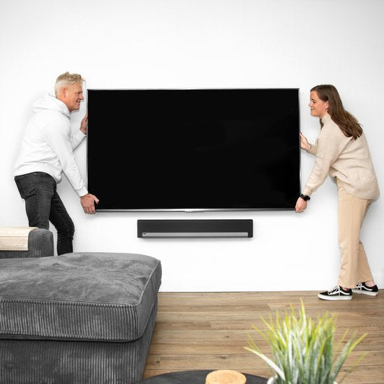 VONROC TV beugel –  Vaste TV muurbeugel voor 37 t/m 85 Inch – Universeel tot 60 kg. – Incl. montagematerialen