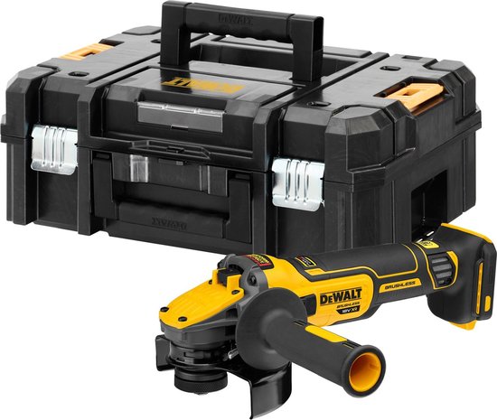 DeWALT DCG409NT Accu haakse slijper 125mm 18V XR FlexVolt Advantage Basic Body in TSTAK
