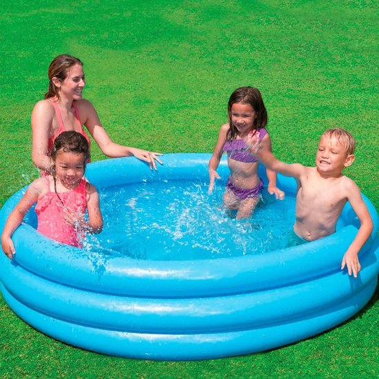 Intex Crystal Blue Opblaaszwembad - Ø 168 x 38 cm