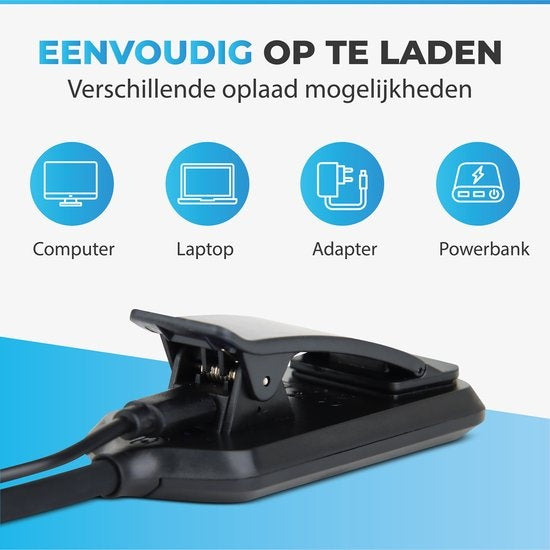 Tikkens LED Leeslampje voor Boek - Nachtkastje Leeslamp voor in bed - Boeklamp USB Oplaadbaar met Klem - Boeklampje met 3 Lichtstanden