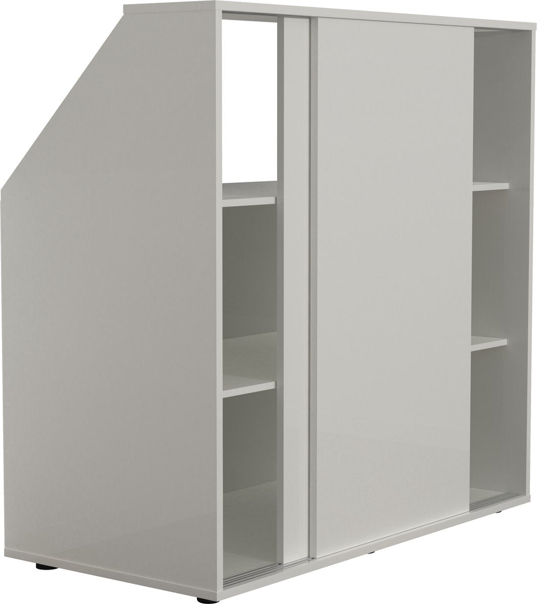 TheBestOf Furniture Opbergkast voor Schuine Wand - Wit