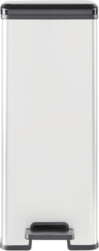 Curver Decobin Slim Prullenbak- 40 liter - Metallic