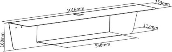 Soundbar beugel - soundbar muur bevestiging - Soundbar wandsteun universeel