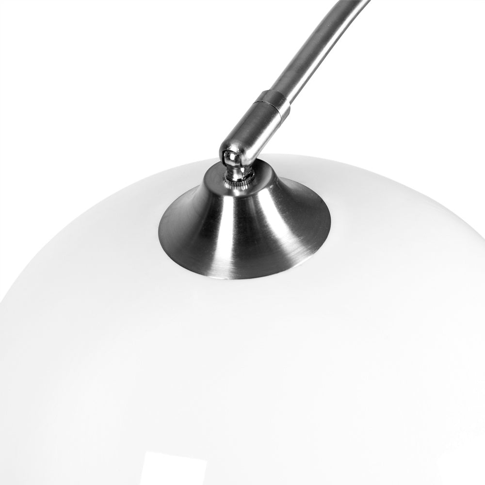 Monzana Staande booglamp 146-220cm verstelbaar met marmeren voet