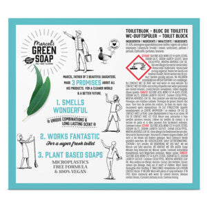 Marcel’s Green Soap Toiletblok Munt & Eucalyptus – Anti-Kalk – 200 Spoelbeurten