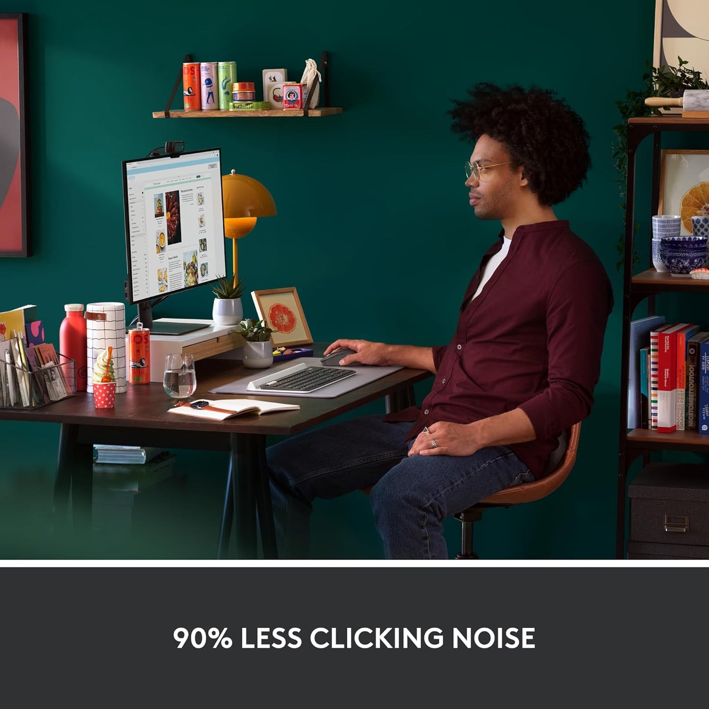 Logitech Signature M550 L Draadloze Muis - Blauw