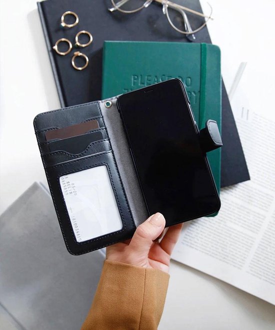 iDeal of Sweden iPhone XS Max Magnet Wallet+ Hoesje Zwart