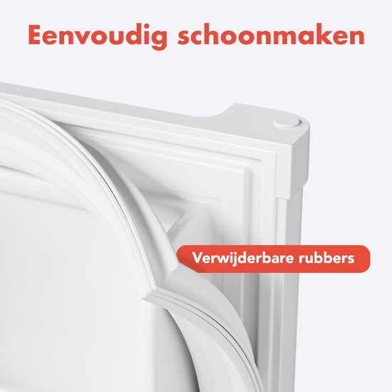 KitchenBrothers Mini Koelkast - 40L - Wit - kunststof - 57.10x47x44cm