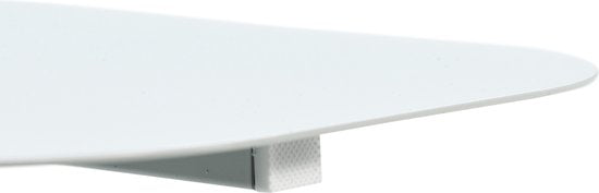 Spinder Design Bijzettafel NOORA - Wit - 50 Hoog - Staal