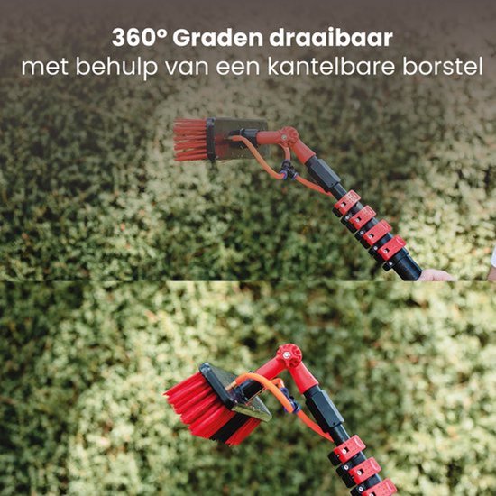 Nexxt Telescopische Waterbezem - Waterborstel - 7m - Oranje