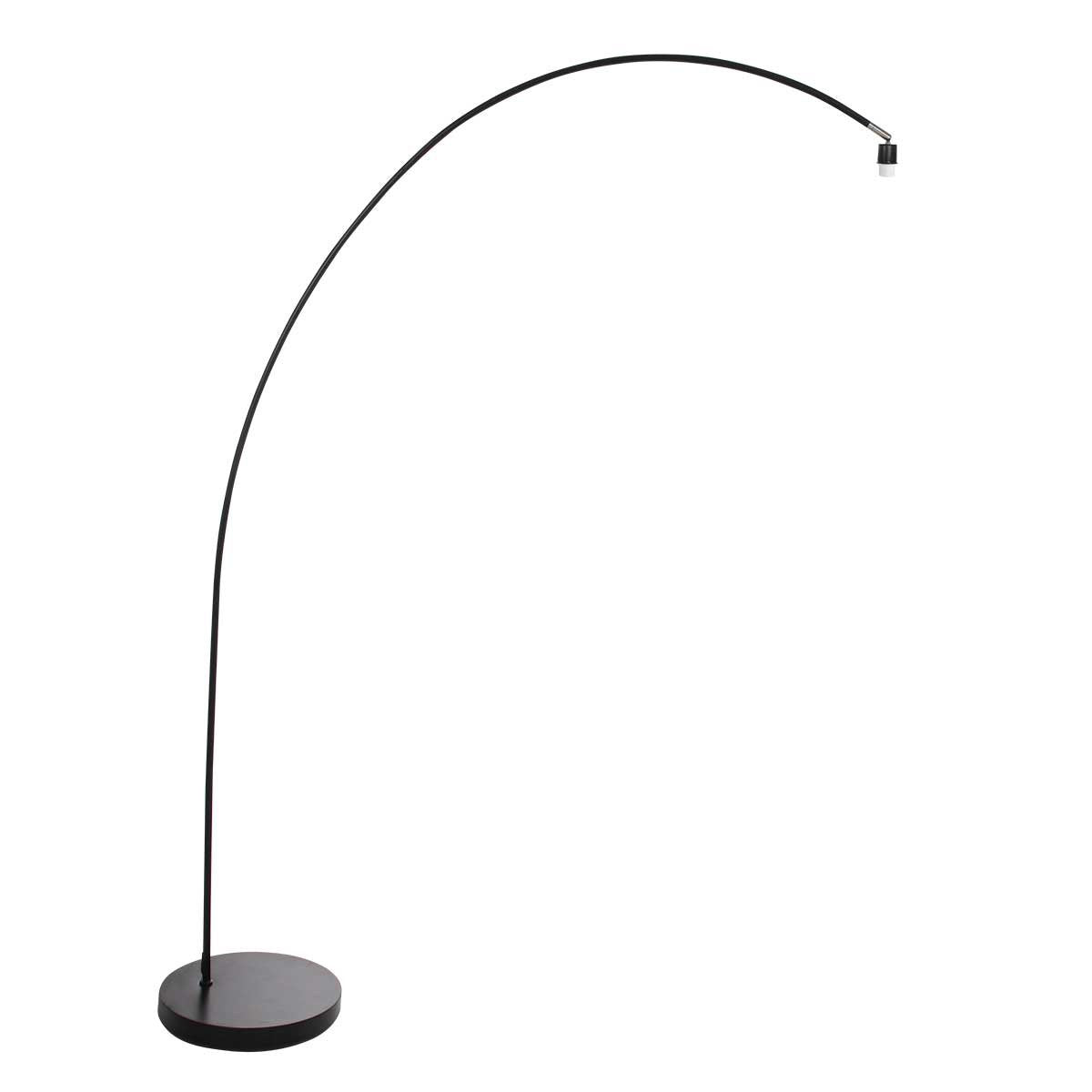 Mexlite - Bikkel Hanglamp XL - 152 x 185 cm - Mat Zwart - Industrieel Design - E27 Fitting - Robuuste Fabriekslamp