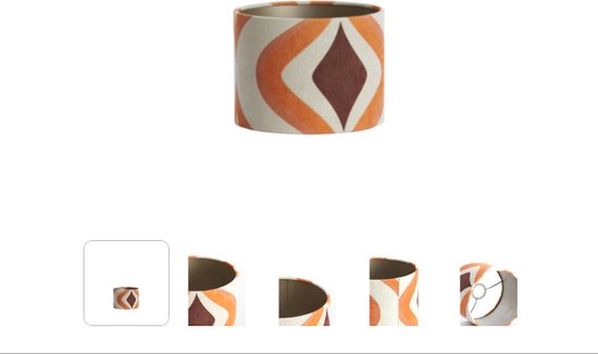 Light & Living - kap - Cookie - multicolor - textiel - Ø 20cm - E27 - 2220522