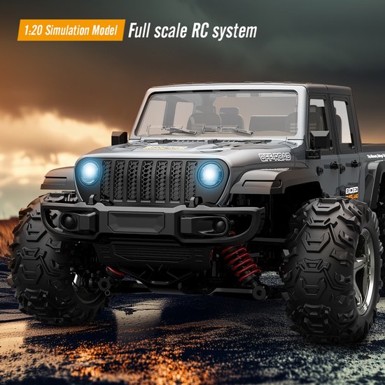 Fuegobird RC Auto - RC Voertuig - hoge snelheid speelgoedauto - Hogesnelheids terreinwagen - geel