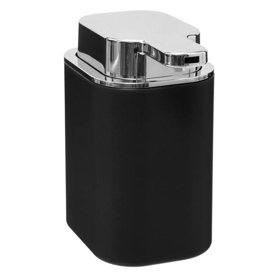 5Five Zeeppompje met keuken aanrecht organiser - zwart - 3 compartimenten - kunststof - 22 x 13 x 14 cm