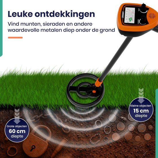 ODESSEY Metaaldetector voor Kinderen - Starterset - Draadloos - Kind - Kinderen - Junior Huntsman