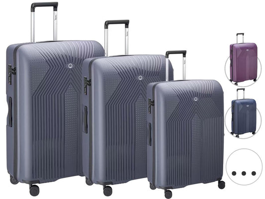 Delsey Ordener Nestbare Trolley - Set van 3 - Purple - Maat 803, 810 en 821