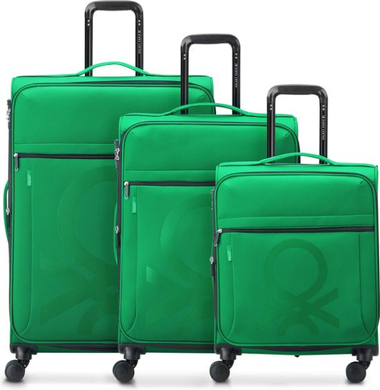 Delsey Paris x United Colors of Benetton Colour Block 4-wiel kofferset 3 st.