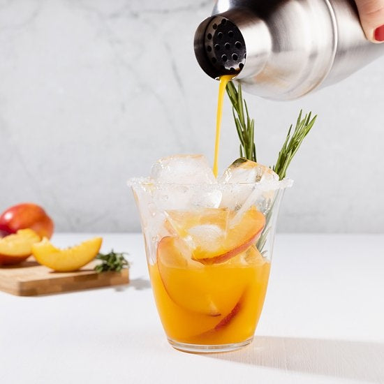 KitchenBrothers Cocktail Set met Cocktailshaker - 11 Delig - Complete Set - Cadeauverpakking - Natuurlijkhout