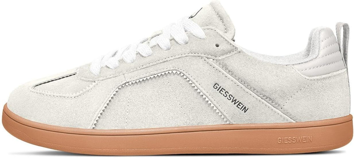 Giesswein Dames Sneakers van Suède – LWG-gecertificeerd Leer – Merino Voering & Voetbed – Antislip Zool – Beige