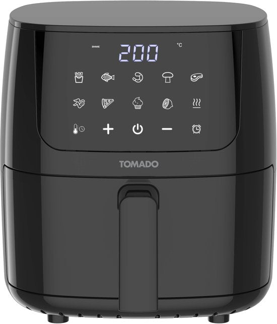 Tomado TAF2002B - Mini airfryer - Heteluchtfriteuse - 2 liter - Digitaal display - PFAS vrij