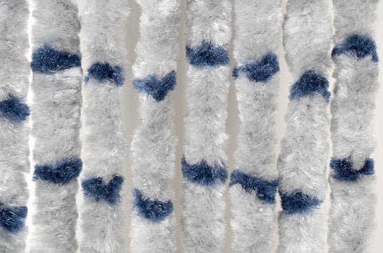 Arisol Vliegengordijn - Caravan - 'kattenstaart' - 185x56 Cm - Grijs/blauw