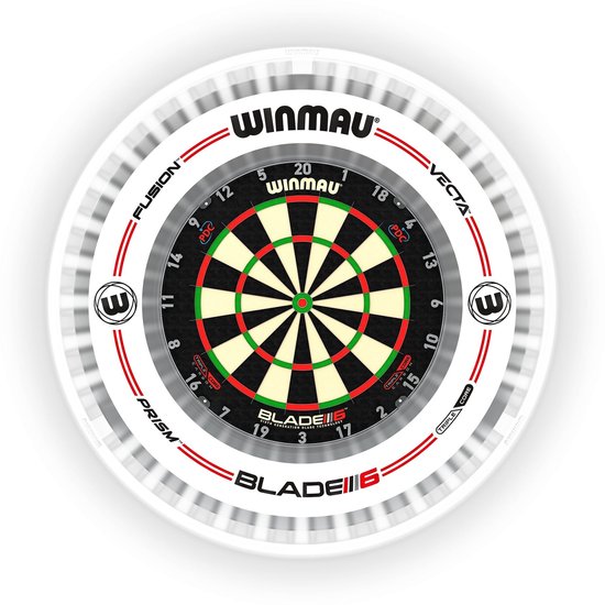 Winmau Plasma Ice Light Pro-Line Surround Bundel wit