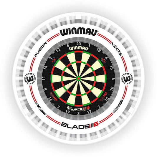 Winmau Plasma Ice Light Pro-Line Surround Bundel wit