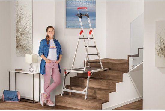Hailo Platform voor Trappen - Anti Slip - Max. 150 kg -  90 x 57 cm - Hailo TP1