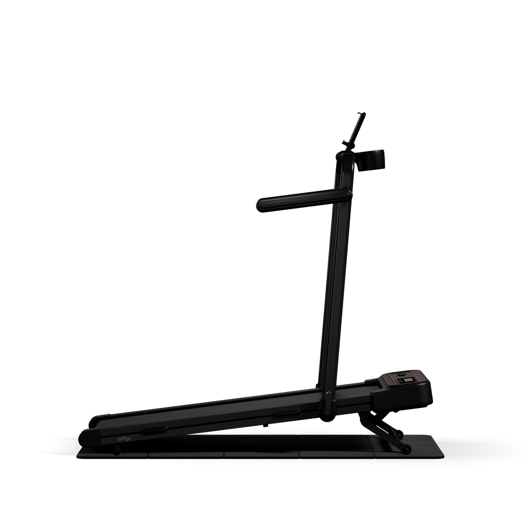 Moov Run Plus Opvouwbare Loopband - 120 x 44 cm - Automatische Incline 15%, Tot 14 km/u