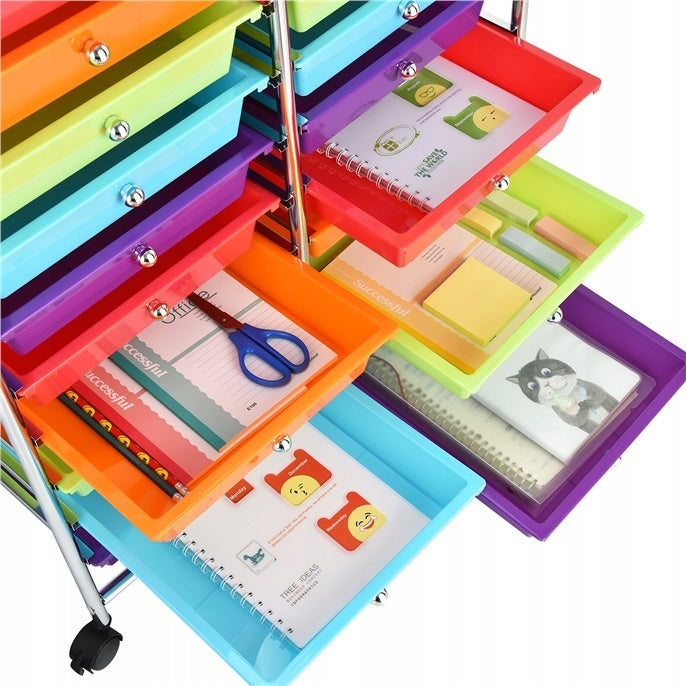 Coast Organizer - 20 Lades - 4 zwenkwielen - 88 x 64 x 39cm