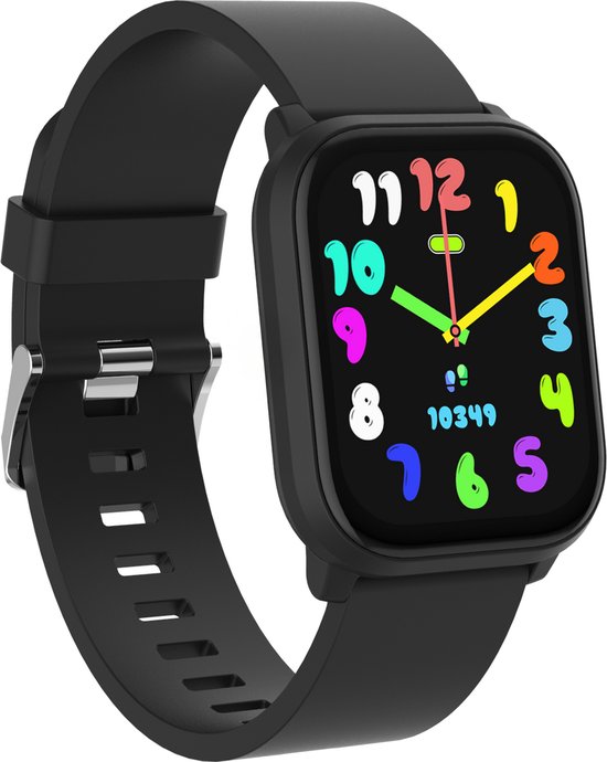 Denver Smartwatch Kinderen - Bellen/SMS/Whatsapp - Voor Android & iOS - Stappenteller - Slaapactiviteit - Hartslag, Bloeddrukmeter, Sportmodus - SWK120B