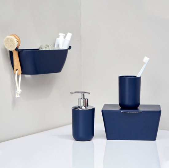 Wenko Opbergbox Brasil 14 X 20 X 10 Cm Donkerblauw