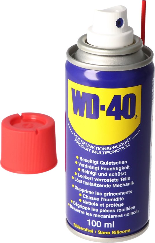 WD-40® Multi-Use Product Classic - Verdrijft vocht - Stopt piepen en kraken - Beschermt tegen roest en corrosie - Verwijdert vuil - Siliconenvrij - 100ml