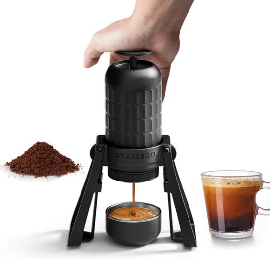 Staresso SP300 Pro - Espresso Handmachine - 2 koppen tegelijk! - tot 20g. Gemalen espresso koffie - 180 ml - 15~20 bar