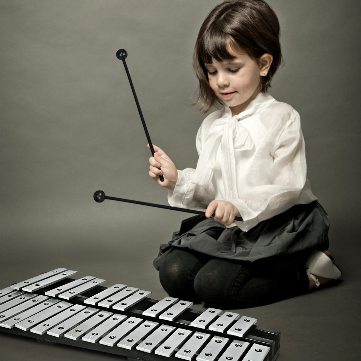 Coast Handpercussie Xylofoon Met 30 Noten - Inclusief Draagtas - Opvouwbaar