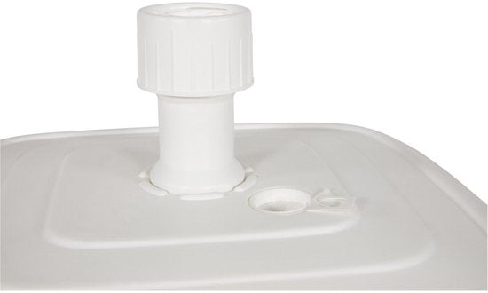 CN Continental Kunststof Parasolvoet Wit | Vulbaar 45 liter