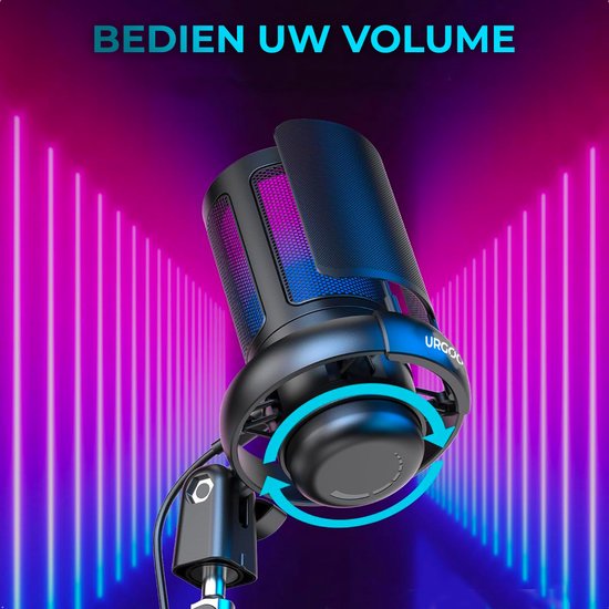 Microfoon met scharnierende arm RGB