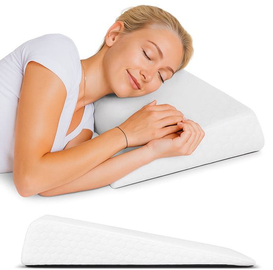Wigkussen Orthopedisch - Betere slaaphouding en extra ondersteuning - Rugkussen voor in bed - Matraswig - Voor Baby & Volwassenen - Alyze