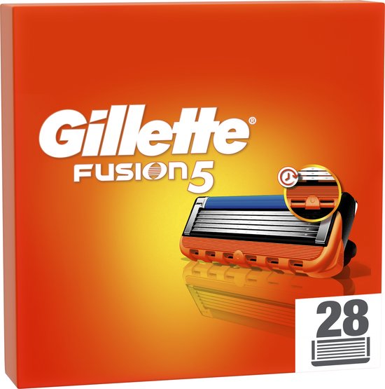 Gillette Fusion5 Scheermesjes voor Mannen - 28 stuks - Kartonnen Brievenbusverpakking