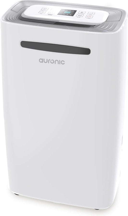 Auronic Luchtontvochtiger - 25L - Tot 40 m² - 420W - 34x21x55cm - Wit