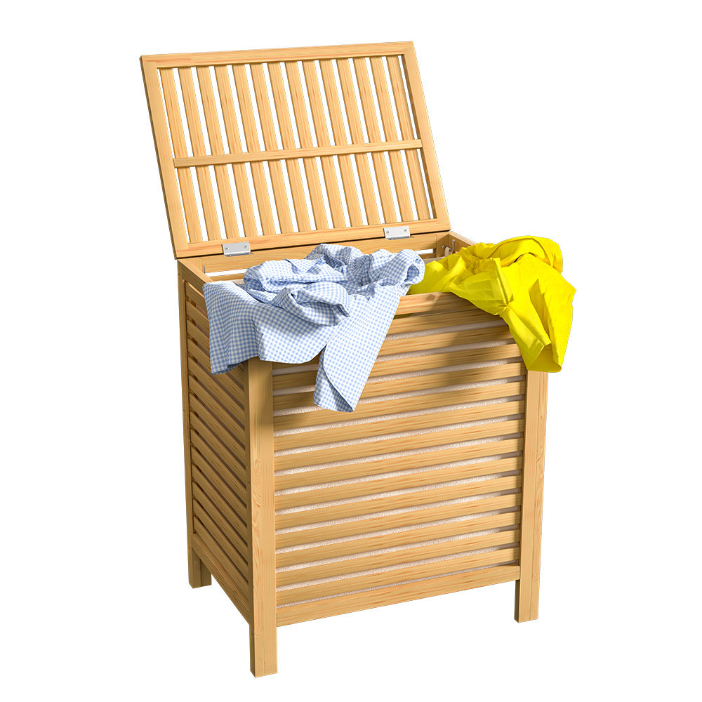 Casaria Bamboe wasmand 62l