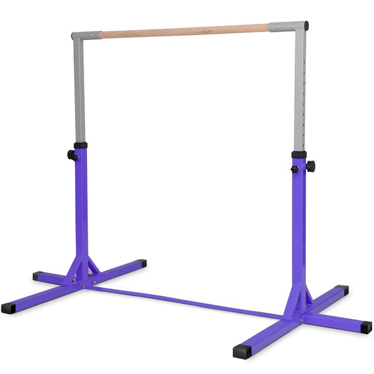 Coast Gymnastiekrek – Verstelbare Rekstok 91-150 cm – Draagvermogen 100 kg – 200 x 121 x 150 cm – Paars