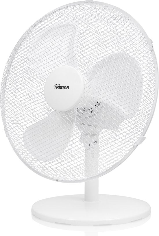 Tafelventilator 40 cm – 3 Snelheden – 85° Oscillatie – Tristar VE-5727 – Wit
