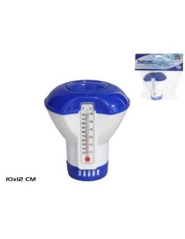 Zwembad chloordispenser met thermometer