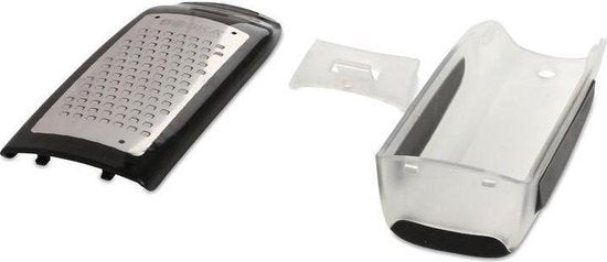 Boska Easy Grater - Tafelrasp - RVS - Zwart - Met Opvangbakje