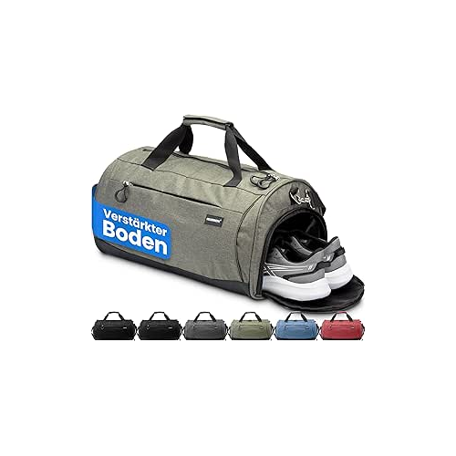 Heldenwerk Sporttas - Schoenvak - 50L - 58x31x31cm - Groen