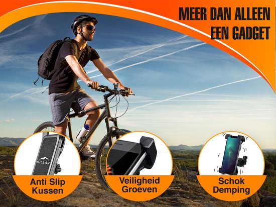 Hillar Universele Telefoonhouder - Verstelbaar - Anti slip -  Krasbestendig - Schokdempend - Zwart