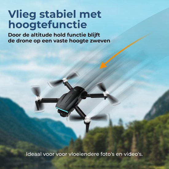 Denver Drone met Dual Camera - Besturing via App (WiFi) - Live beeld - voor Buiten - Volwassenen en Kinderen - DCW3520