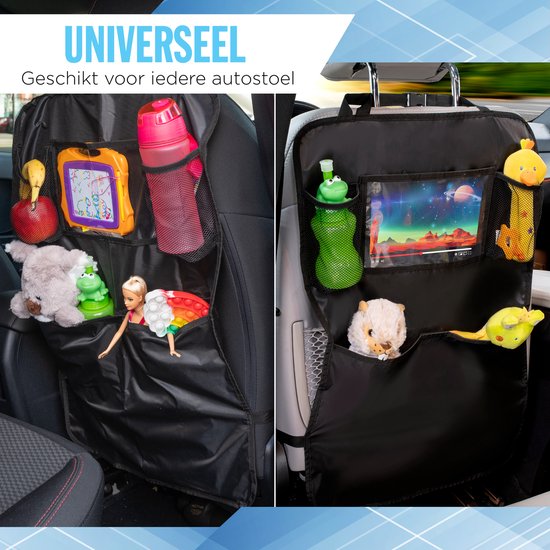 All Ride Autostoel Organizer - Auto Organizer - Tablethouder - Zwart