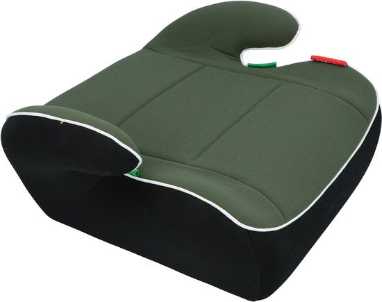 Carkids I-Size Zitverhoger Sam - Voldoet aan I-Size R-129 Norm - Voor Kinderen van 125-150cm – Afneembare & wasbare hoes - Flexibele installatie – Groen/Zwart